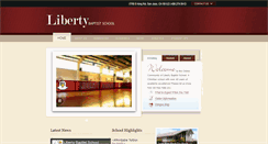 Desktop Screenshot of libertybaptistschool.org